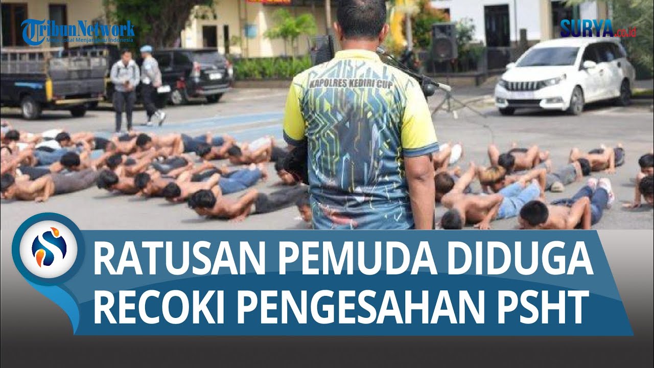 Polres Kediri Amankan Ratusan Pemuda, Diduga Hendak Ganggu Pengesahan Warga Baru PSHT