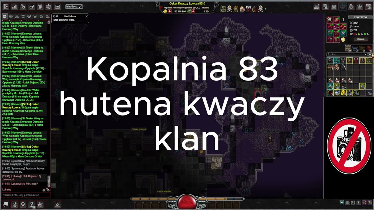 #3 Margonem kopalnia 83 hutena mix pvp