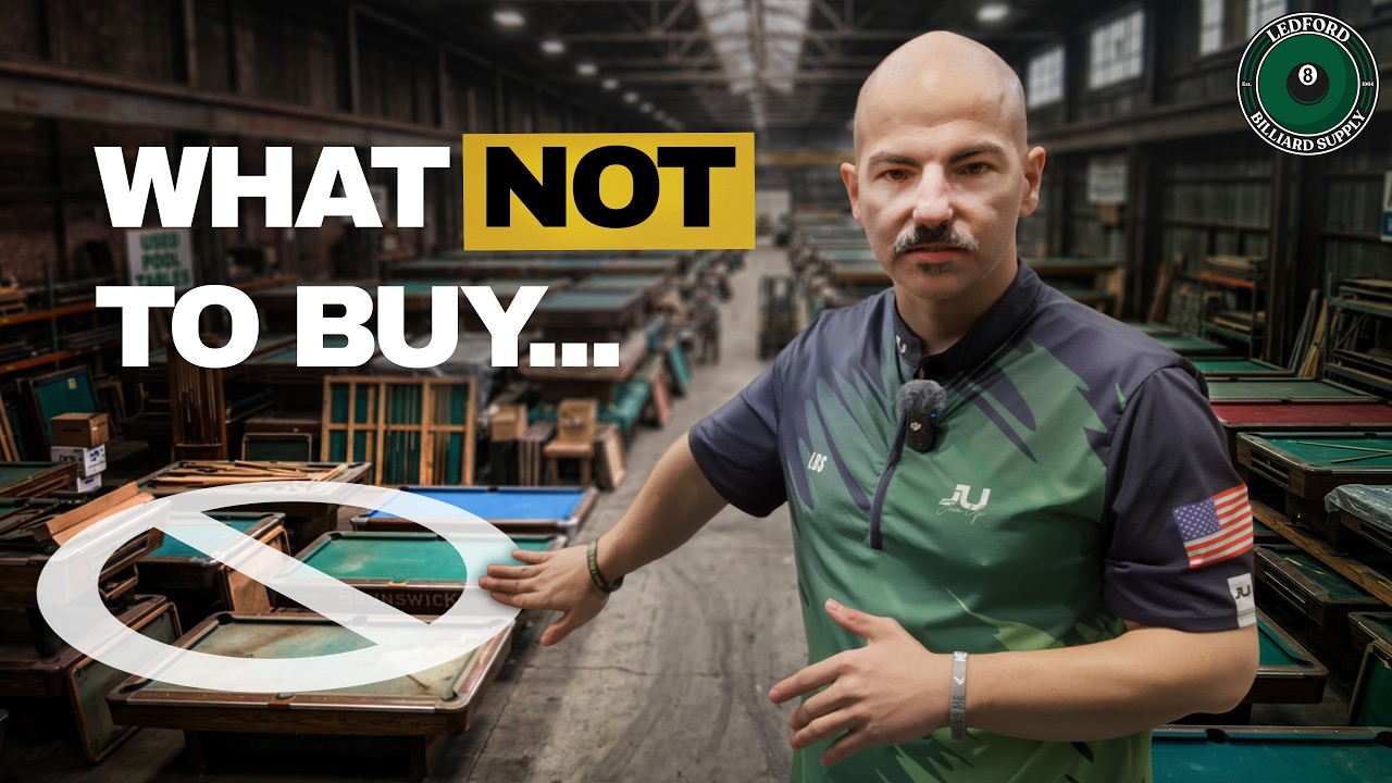 What You Need to Know When Buying a USED Pool Table
