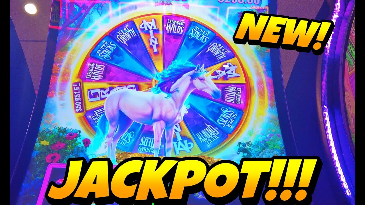 🚨🚨 JACKPOT HANDPAY! New Mystical Unicorn Wheel! @DelawareParkCasino