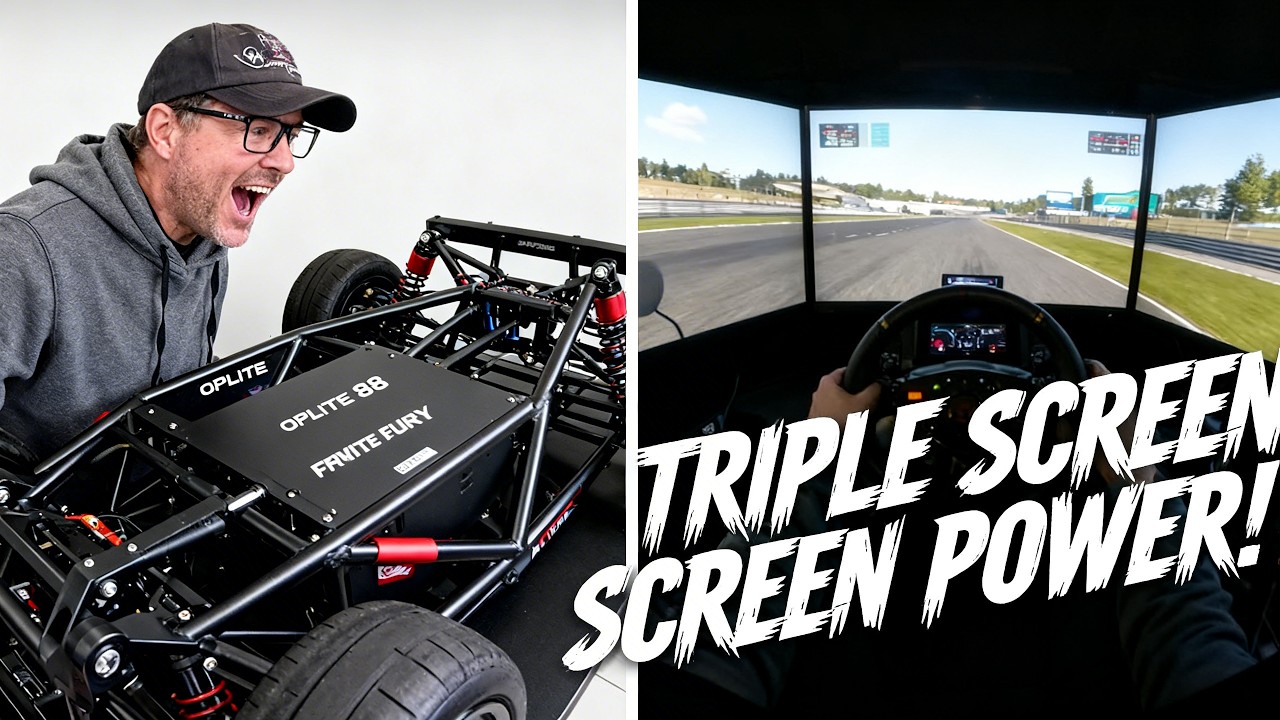Oplite R8 Fury: Mon Premier Cockpit Triple Écran simracing