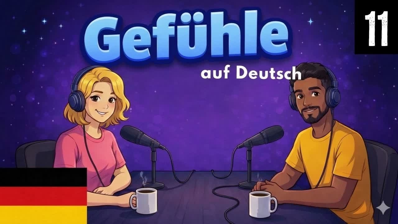 Wie spricht man Deutsch? | Gefühle auf Deutsch 11 | Deutsch Sprechübung