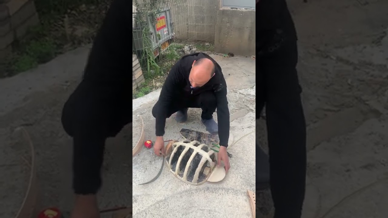 صناعه عود، كيف نعمل القالب الحديدي للريش، والعود الثالث