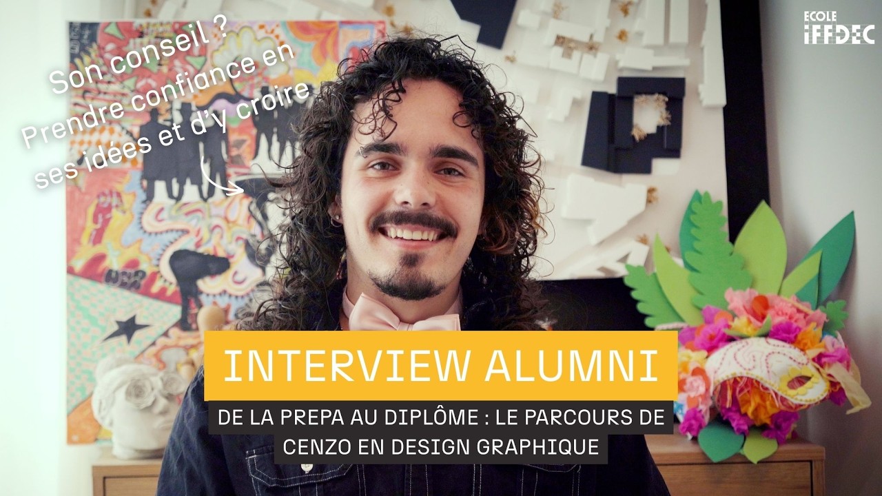 Témoignage alumni :  Cenzo Pierret | Design Graphique