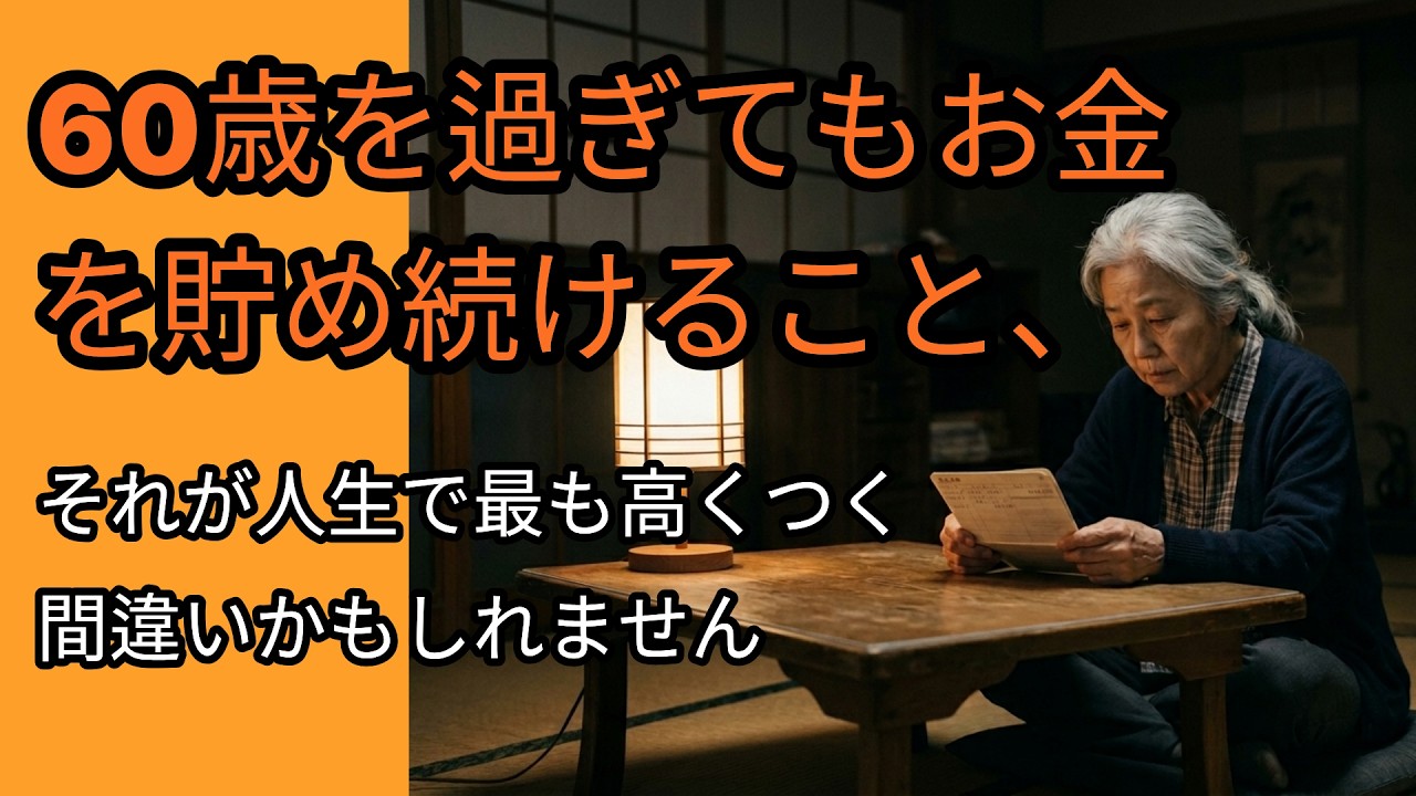 60歳を過ぎてもお金を貯め続けるこ