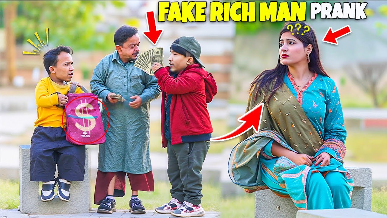 Fake Rich Man Prank - l @NewTalentOfficial
