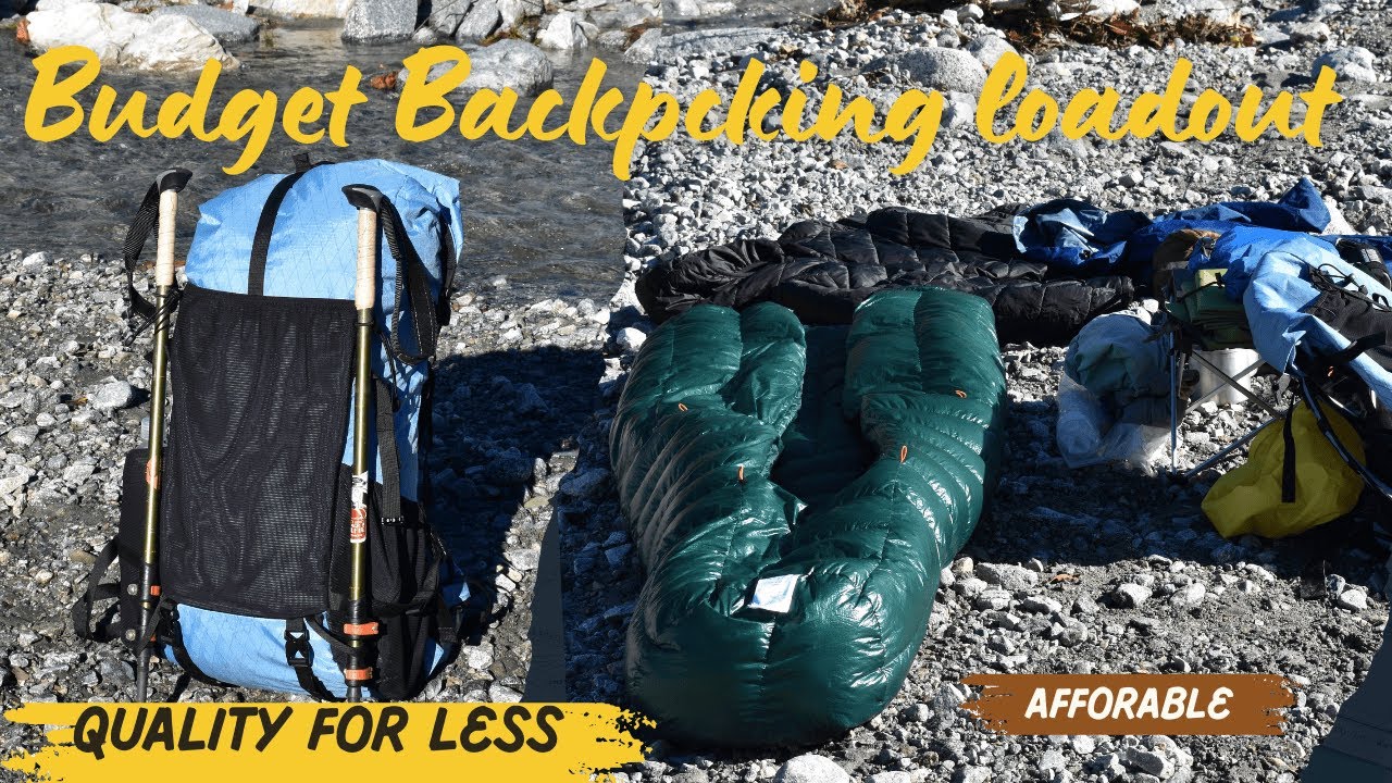 2025 Budget Backpacking Gear For Beginners - Full comfort 15lbs  base weight. 