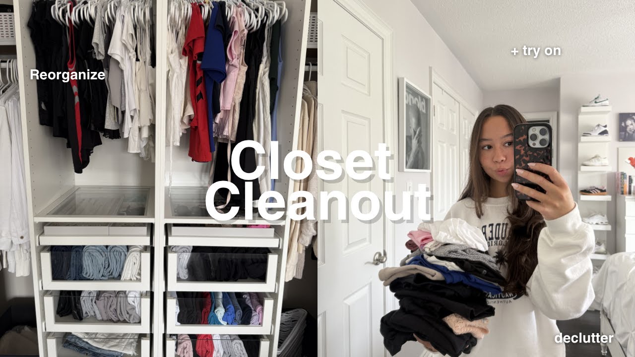 Summer Closet Cleanout and Reorganization + Try On