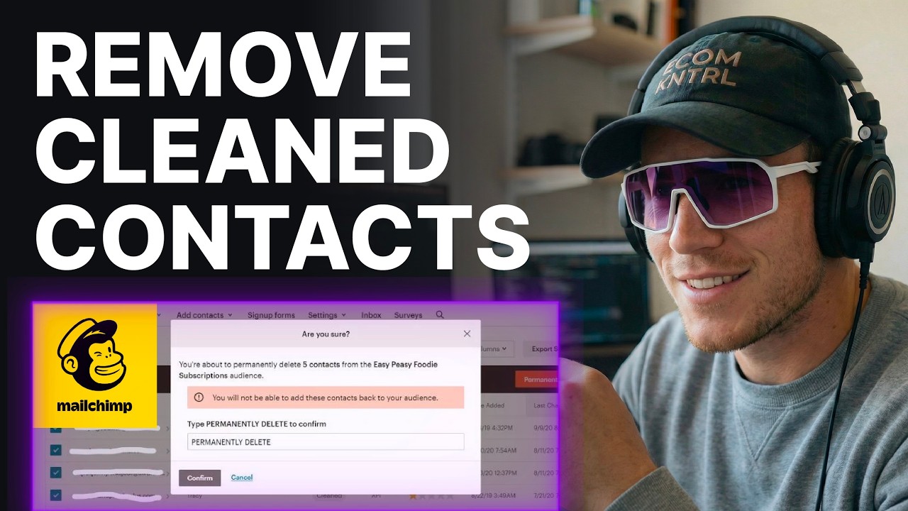 How To Remove Cleaned Contacts Mailchimp (2026) | Audience Management