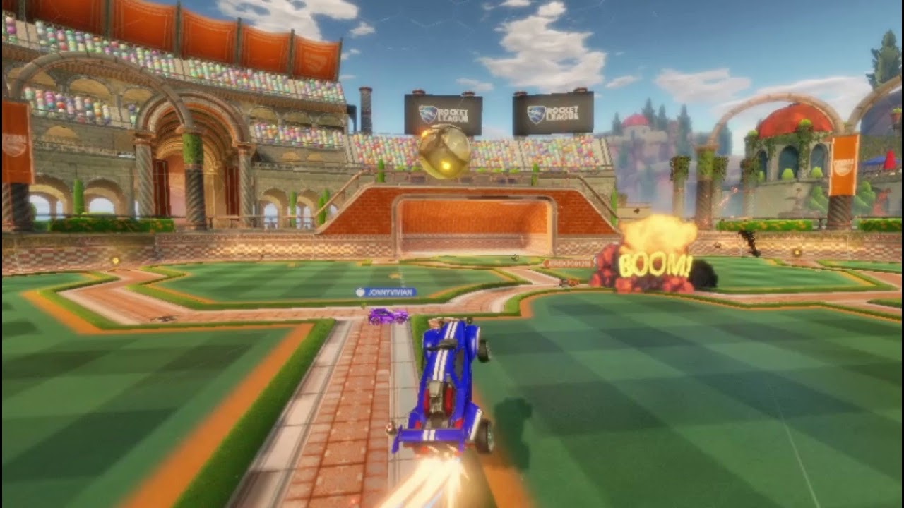 Jogando o modo ''Richa'' no Rocket League