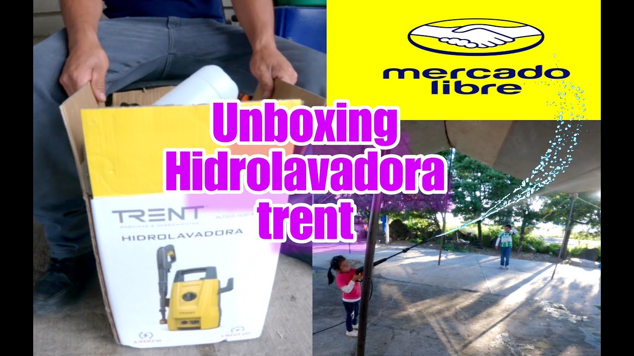 Hidrolavadora trent unboxing
