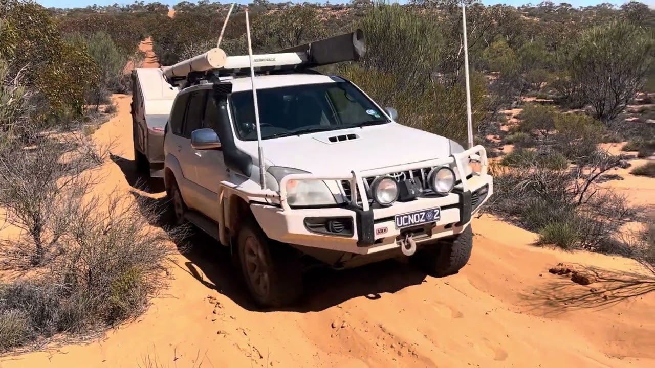 Towing a trailer on Googs Track