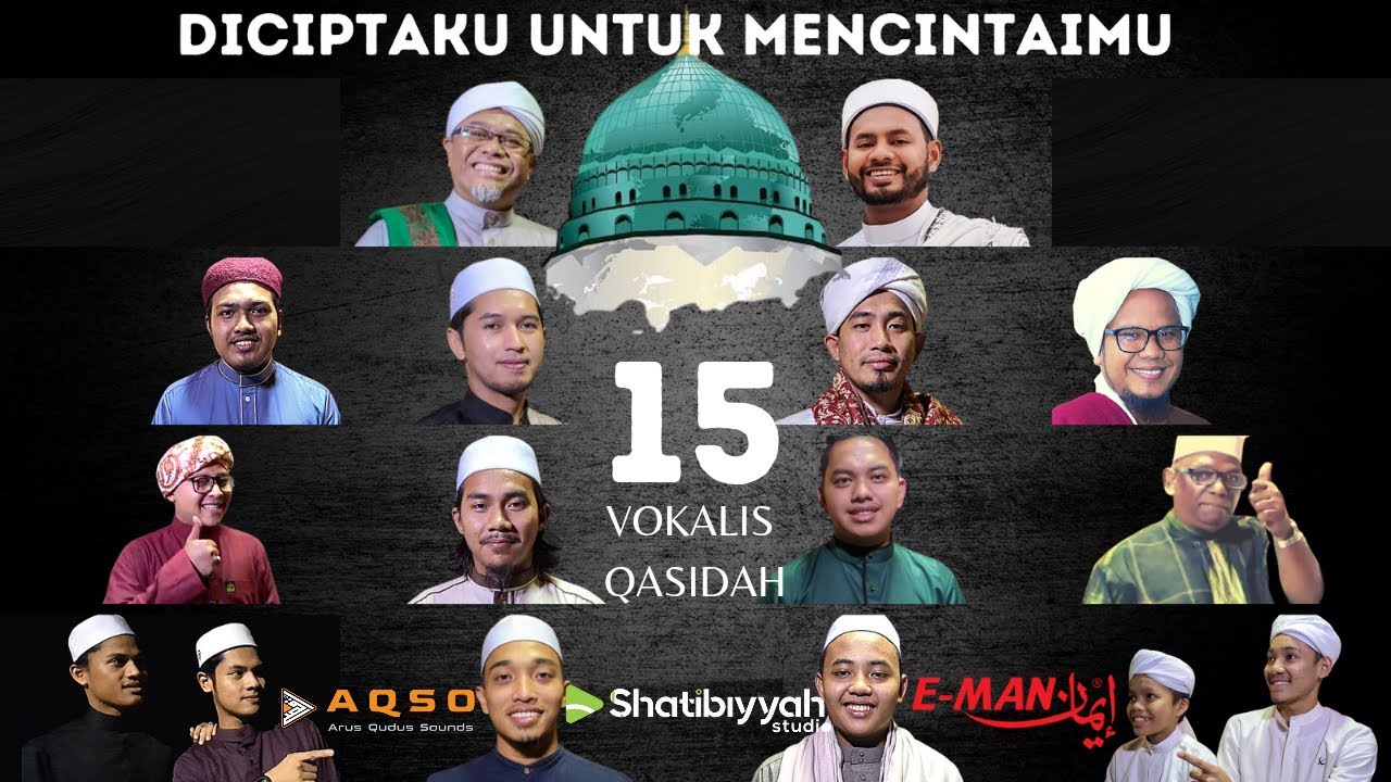 ALUNAN TERINDAH |  Diciptaku Untuk Mencintaimu | 15 Vokalis Qasidah (Official Music Video)