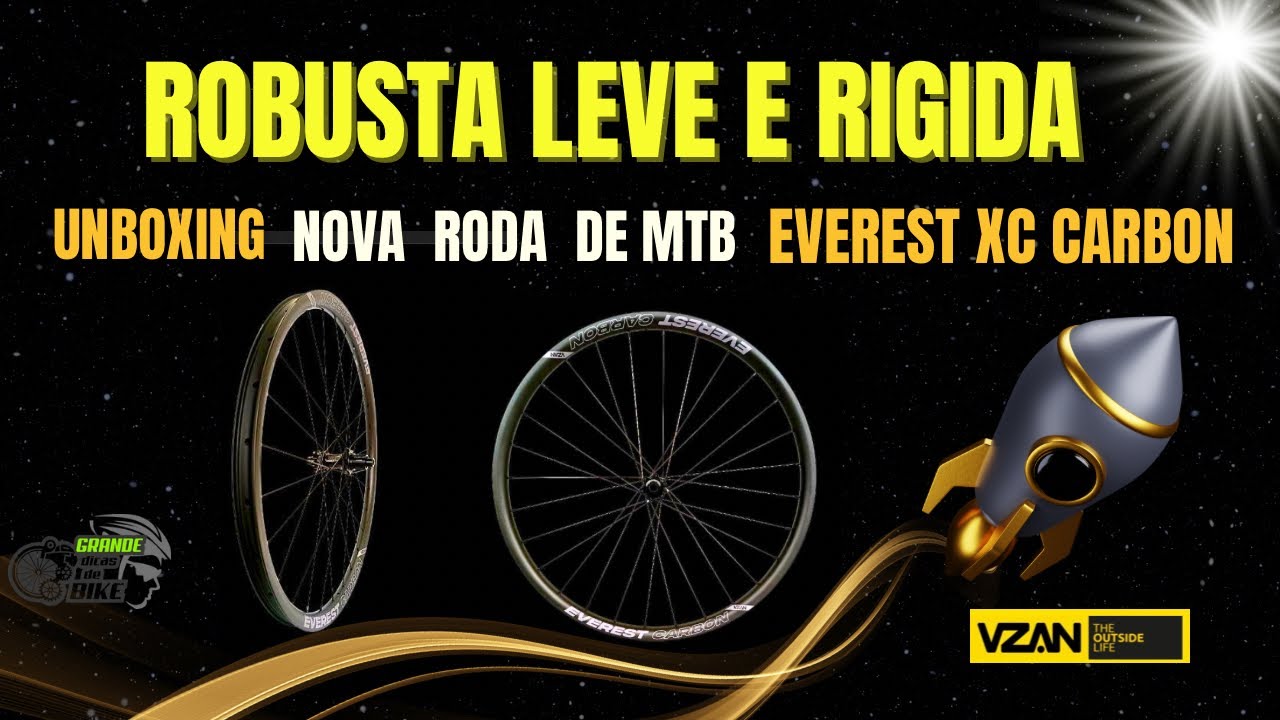 UNBOXING DA RODA VZAN EVEREST CARBON MTB UMA OPÇÃO INCRÍVEL PARA UM RODA ROBUSTA LEVE E RÍGIDA