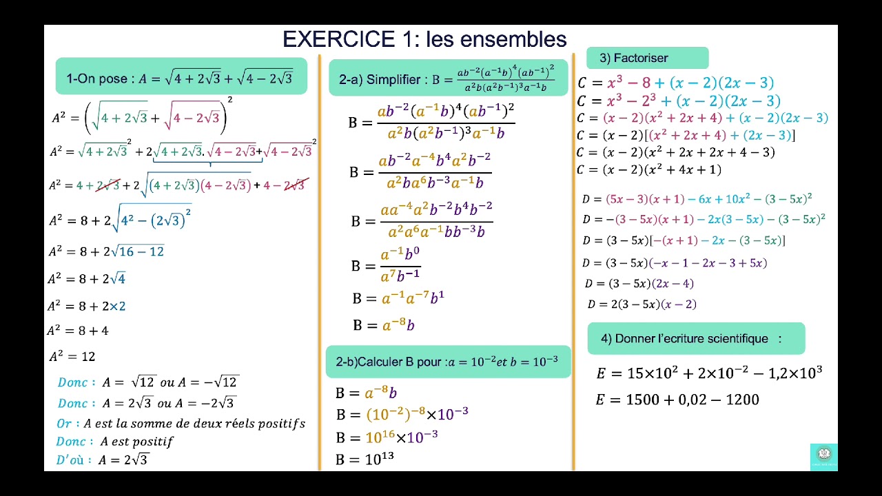 Contrôle 2 TCS premier semestre