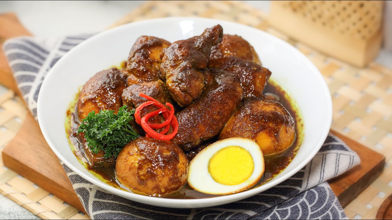 RESEP SAT SET UNTUK BUKA ATAU SAHUR - Ayam Dan Telur Masak Kecap Simple