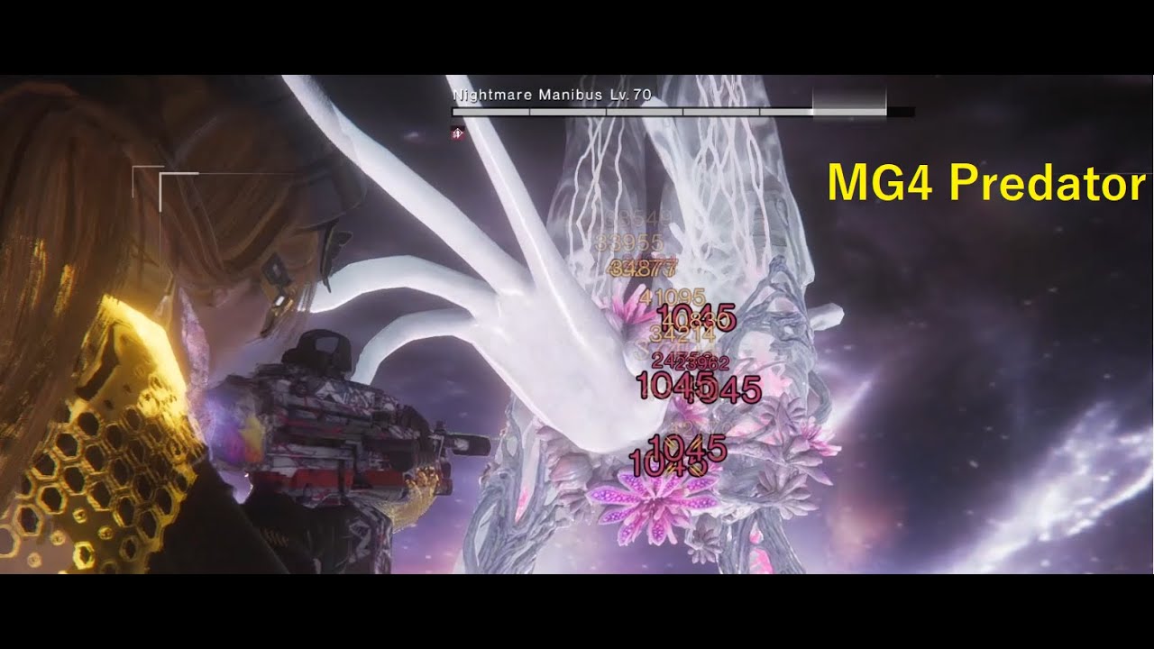 [Once Human] Manibus Nightmare LV70 . MG4 Predator . ( Normal Build . No Lunar . No SOCR XD )