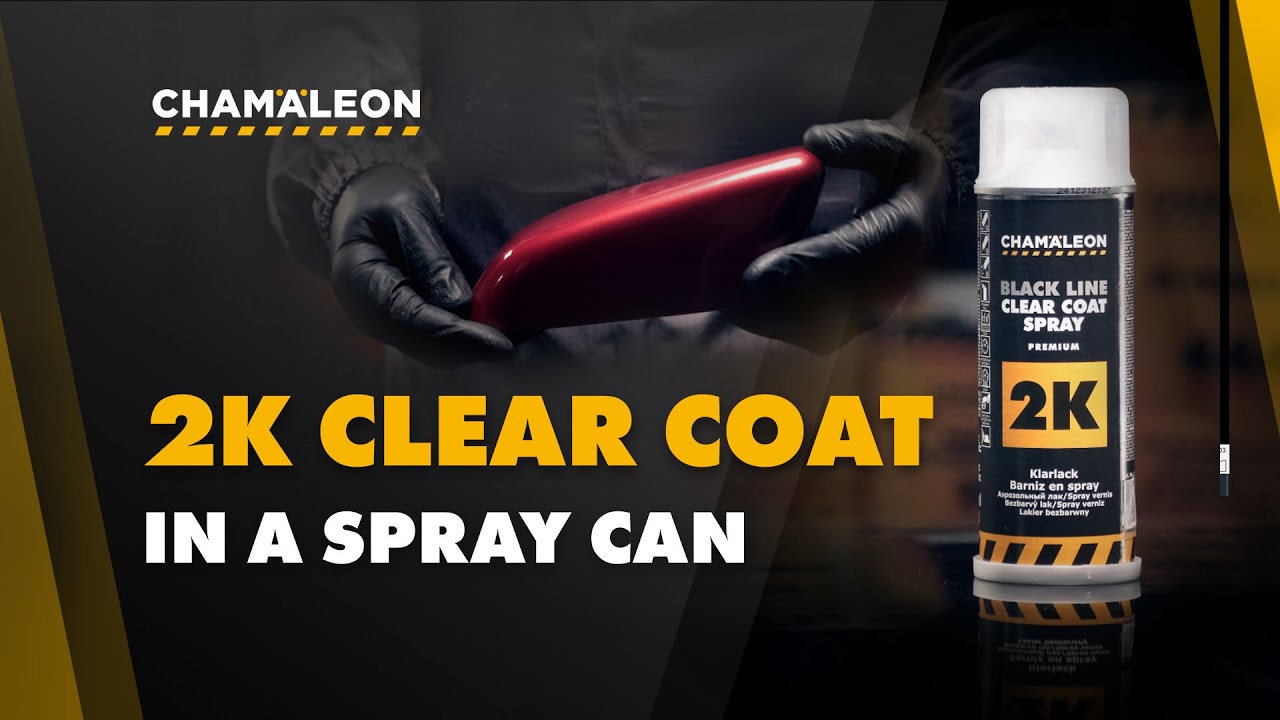 2K CLEAR COAT in a spray can