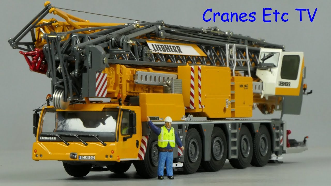 Мобильный строительный кран WSI Liebherr MK 140 от Cranes Etc TV