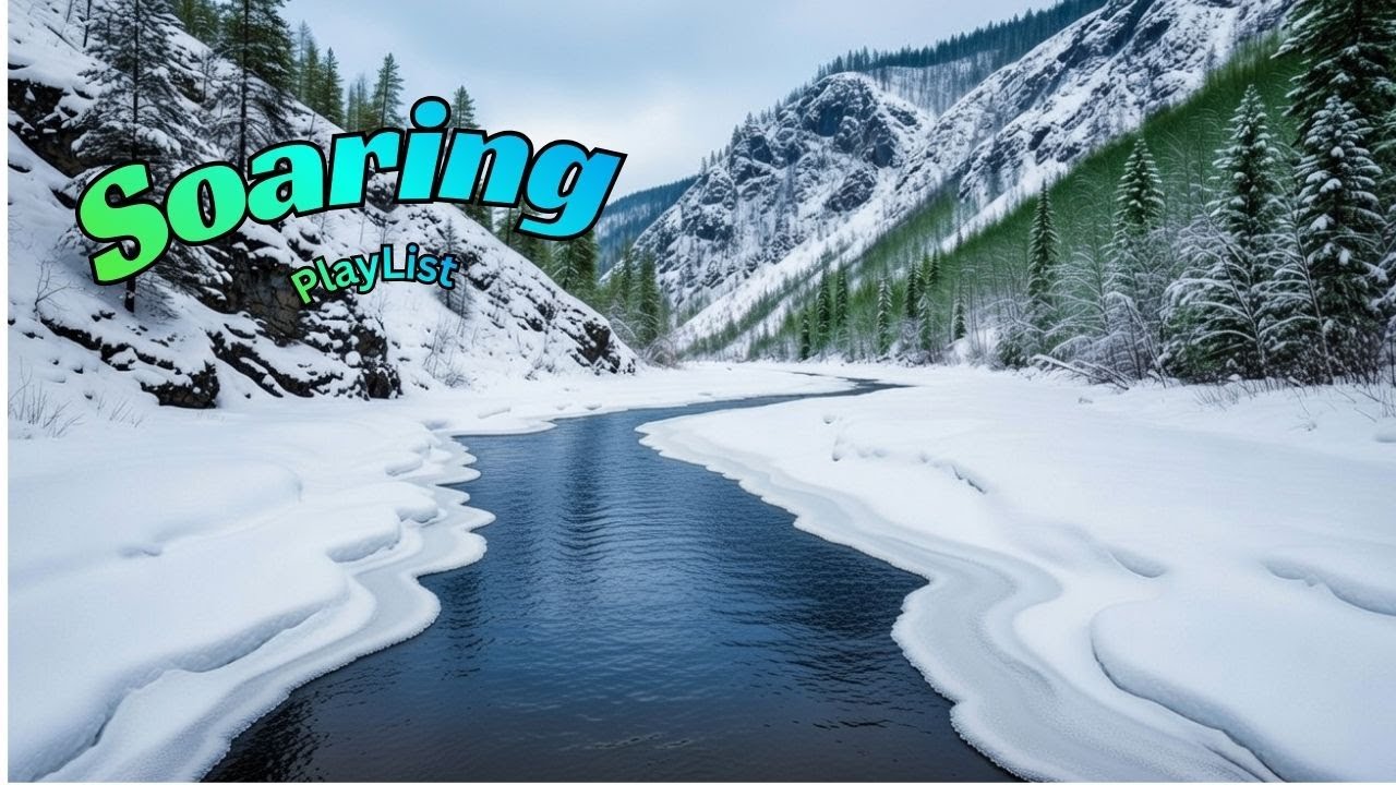 Soaring  | Over an Alaskan  River | Music Is Mesmerizing | Relax | Fantasize and Fly