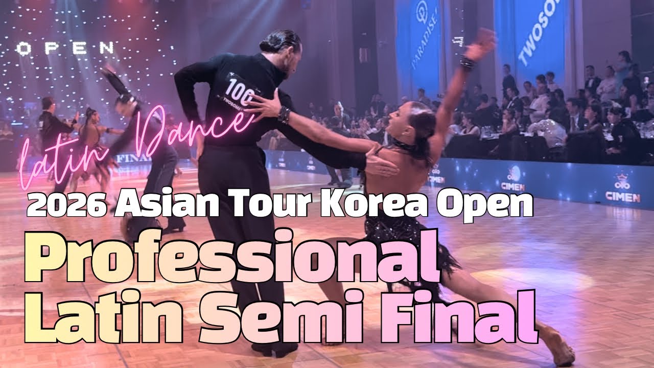 2026 Korea Open Asian dance Tour I open Professional Latin Semi Final