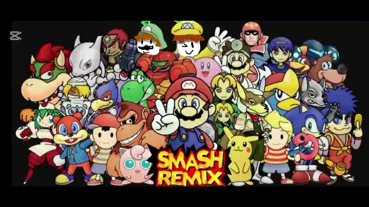 Smash remix con sonidos XD