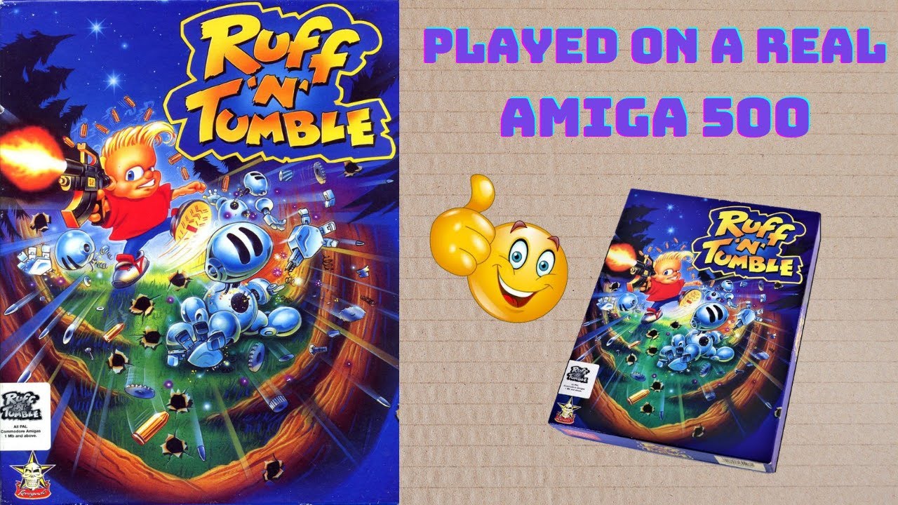 Ruff ' N' Tumble (1994), played on a real Amiga 500