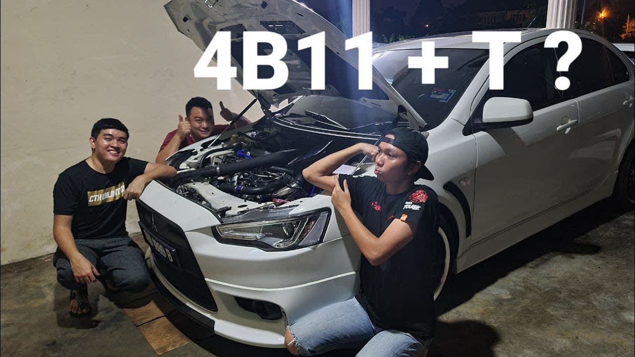 How to Bolt On Turbo 4B11 : Mitsubishi Lancer GTE | Part 1