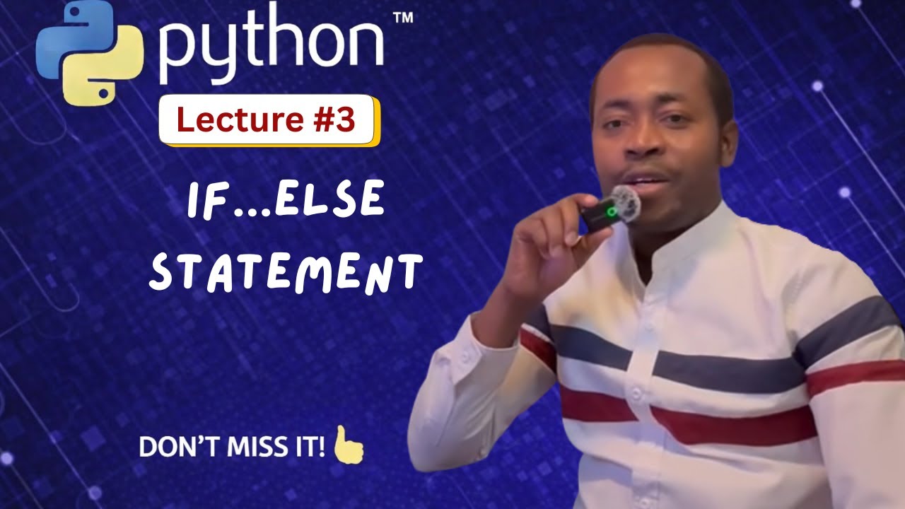 IF...ELSE - Structure de controle sur Python #pythonprogramming #python #pythontutorial