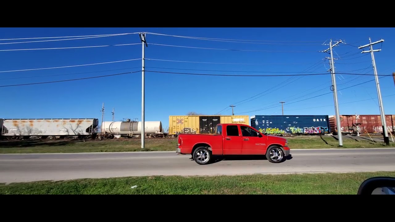Mixed Freight Train- Seguin TX (12-30-2025)