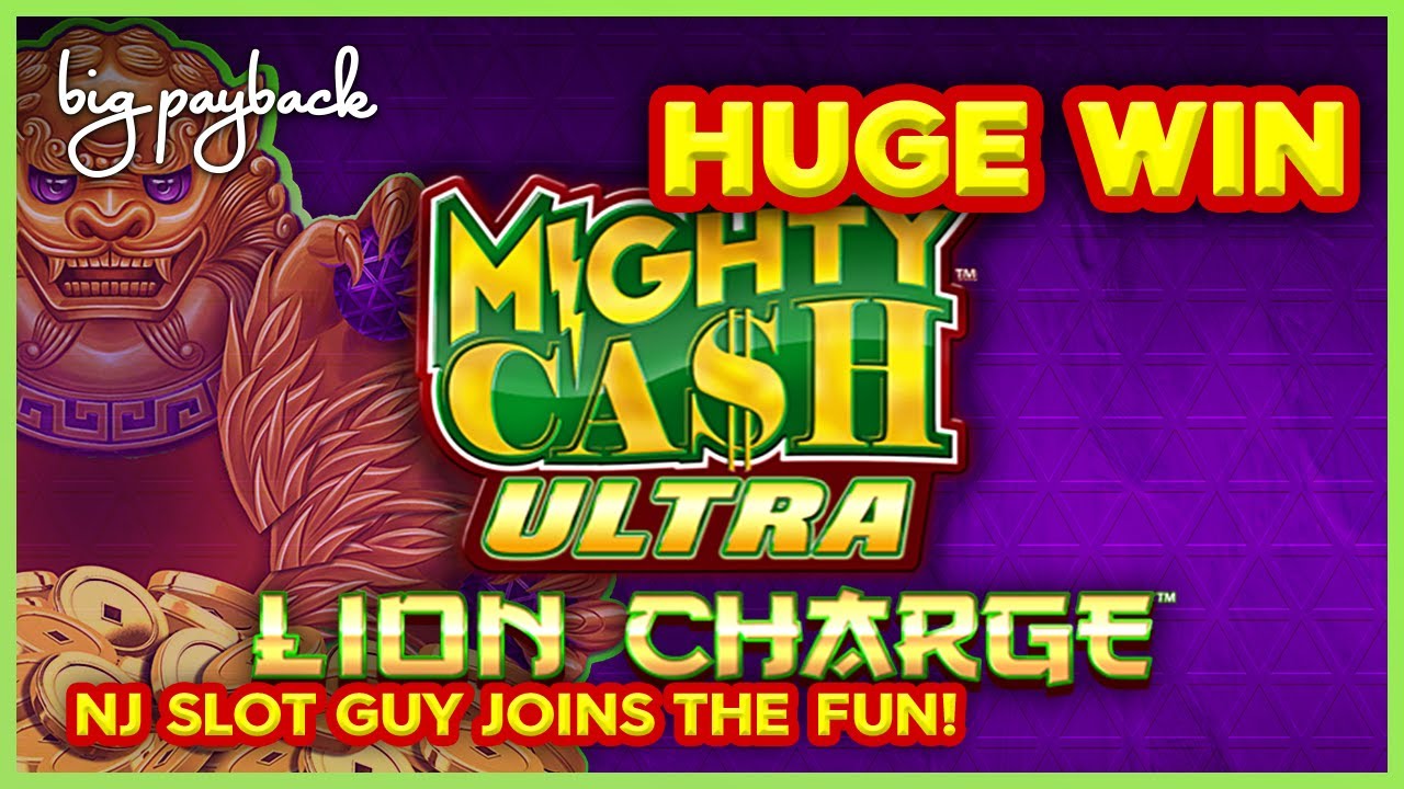 HUGE WIN WITH NJ SLOT GUY! Mighty Cash Ultra Lion Charge Slot - LOVED IT!!