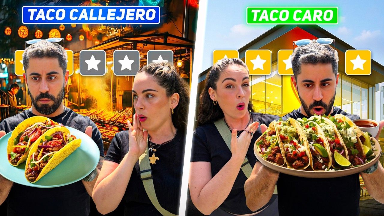 TACO CARO 💸 VS TACO BARATO 😱