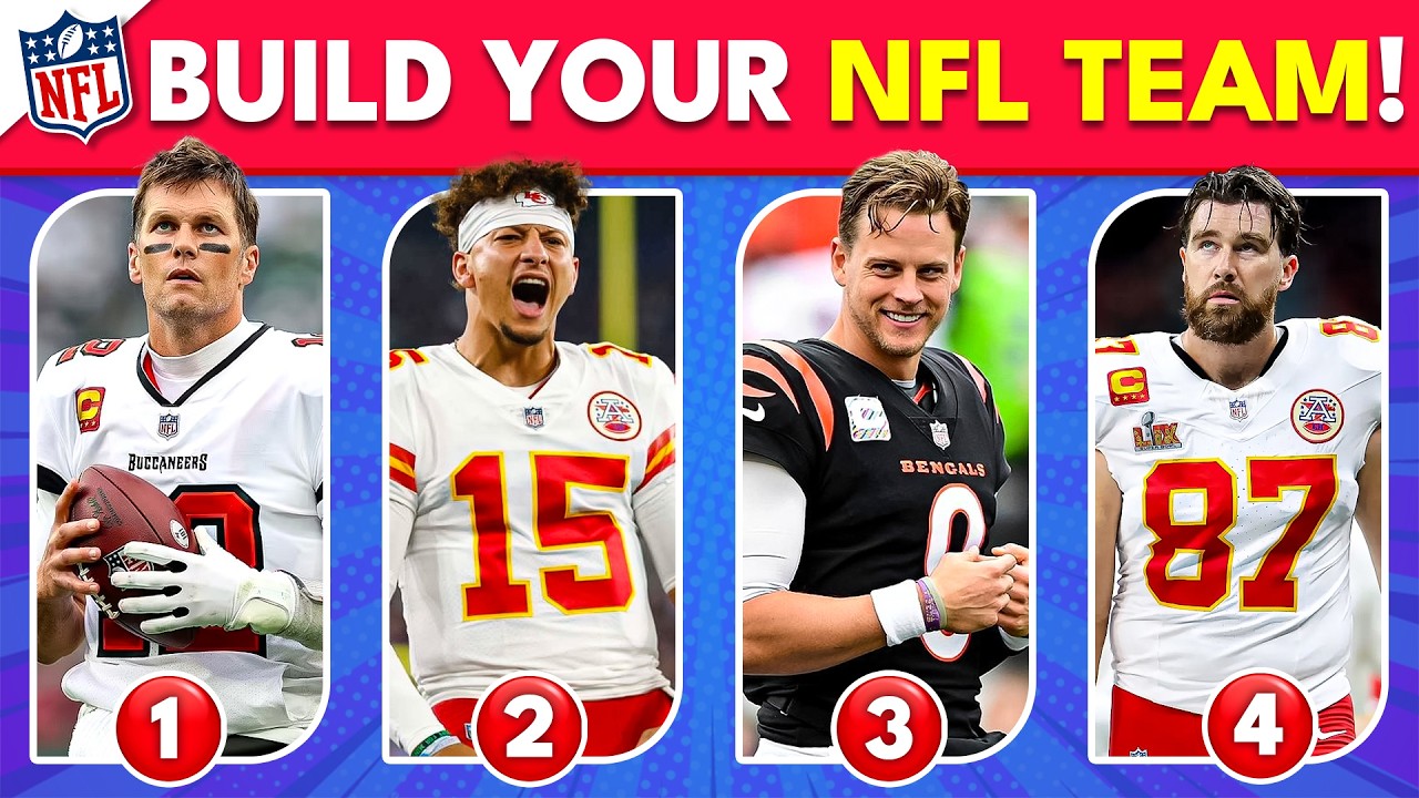 🏈 Собери свою идеальную команду NFL! 💪 | Выбери состав мечты | Спортивная викторина США