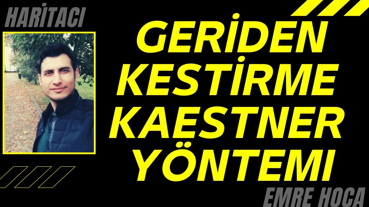 Geriden kestirme hesabı (Kaestner yöntemi)