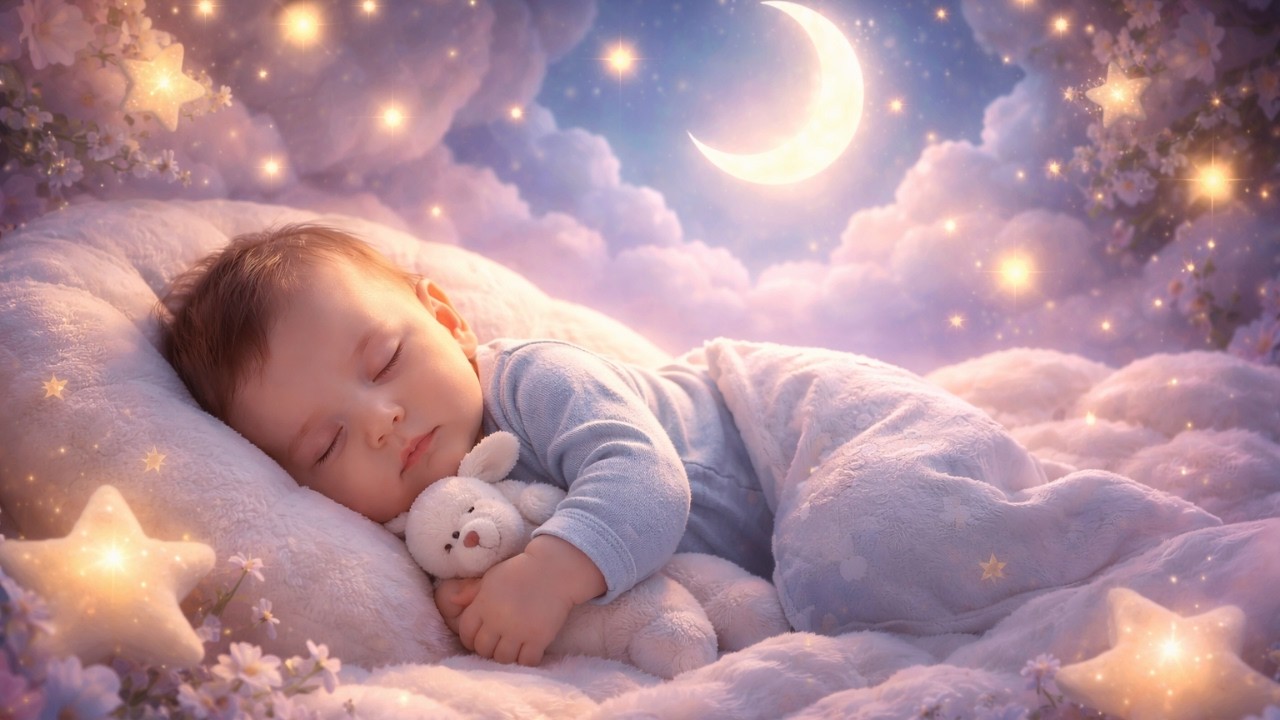 Baby Sleep Music 8 Hours 💤 Lullabies for Restless Babies | Mozart & Brahms | BabyLuna