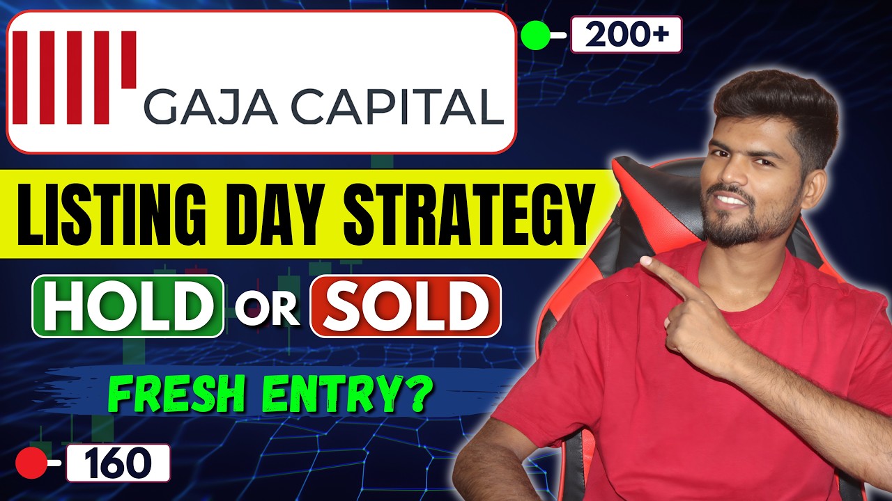 Gaja Alternative IPO Listing Day Strategy 🔥 | Hold or Sell? | Fresh Entry? 🤔