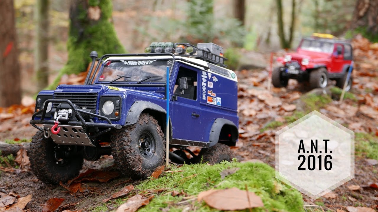 RC Scale Event A.N.T 2016 with 21 cars (RC4WD, RCModelex, Axial, MST)