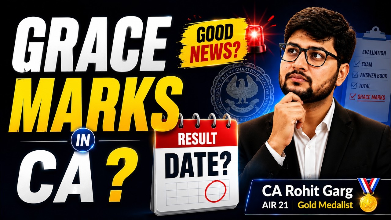 Grace Marks  😱 | CA Final & Inter May&rsquo;26 Results Date & Passing %