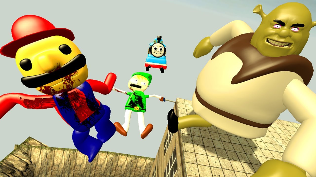 ALL SPARTAN KICKING TORTURE 3D SANIC CLONES MEMES (3D MEMES) in Garry's Mod #22