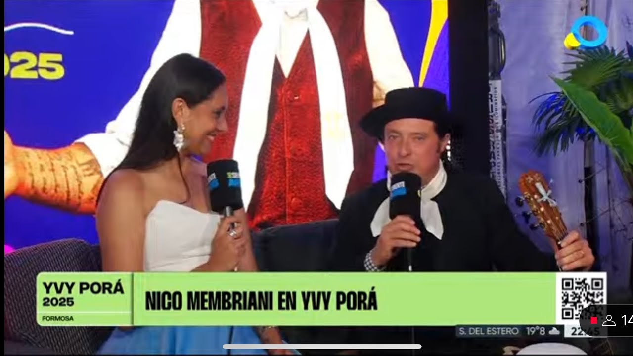 Nicolás Membriani - Entrevista en Vivo - Yvy Porá 2025 