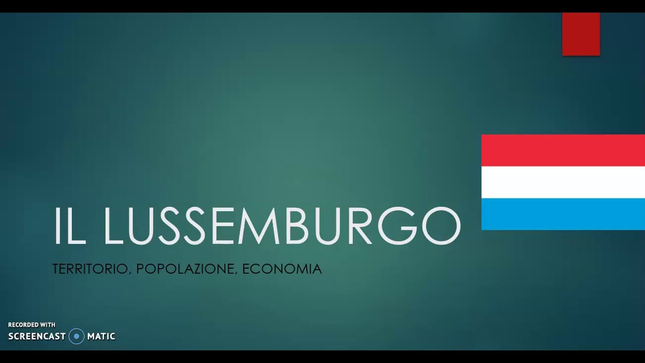 GEOGRAFIA - Il Lussemburgo