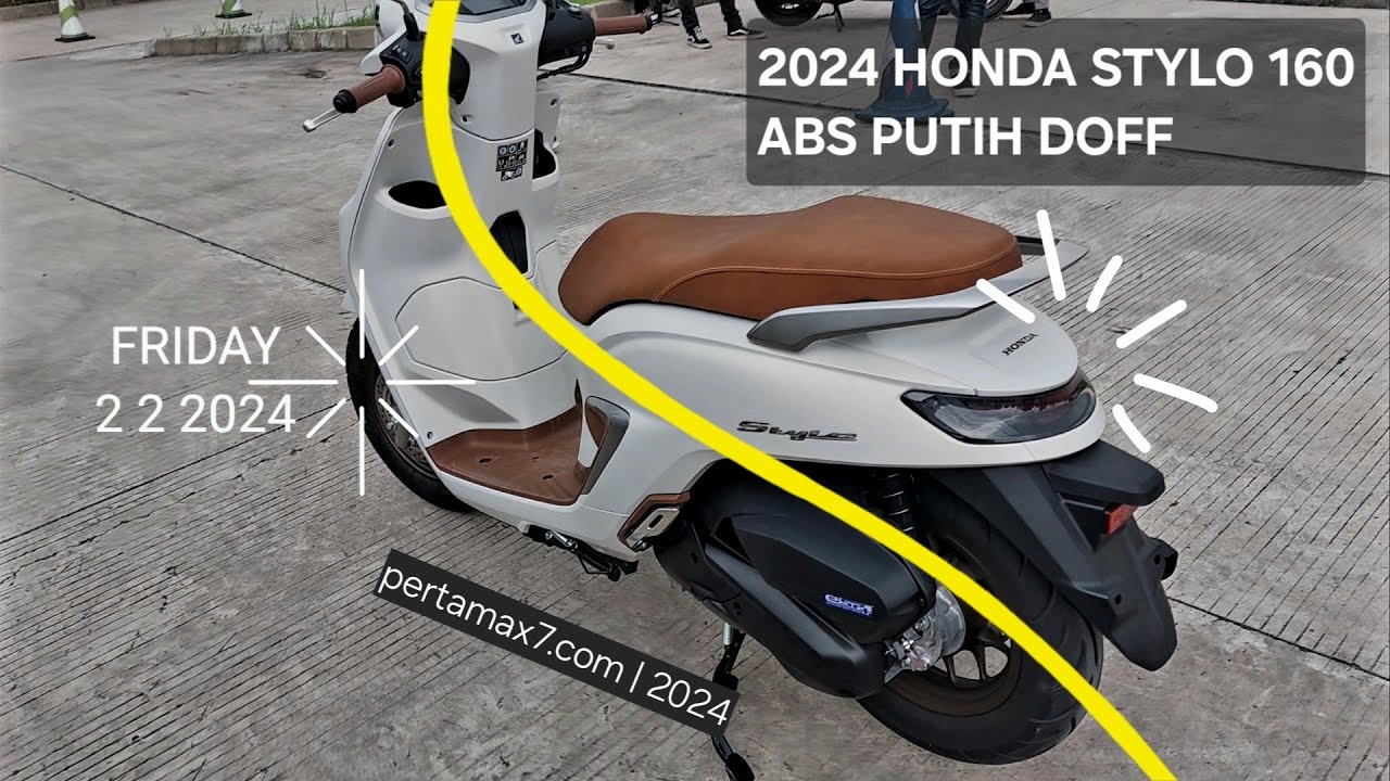 REVIEW Honda Stylo 160 ABS Warna Putih Doff Terbaru Cantik #hondstylo #stylo160 #styloputih #stylo