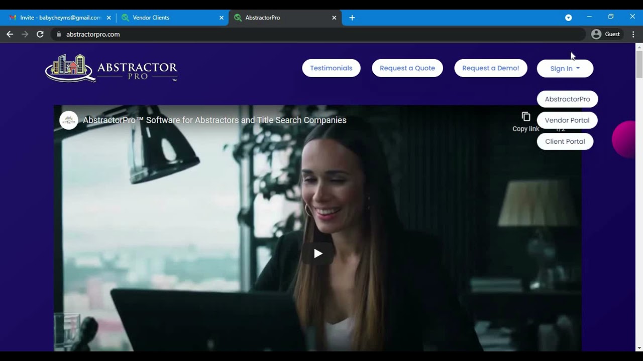 Vendor Portal Login