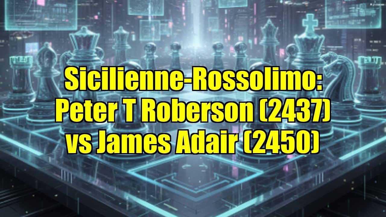 Sicilienne-Rossolimo: Peter T Roberson (2437) vs James Adair (2450)