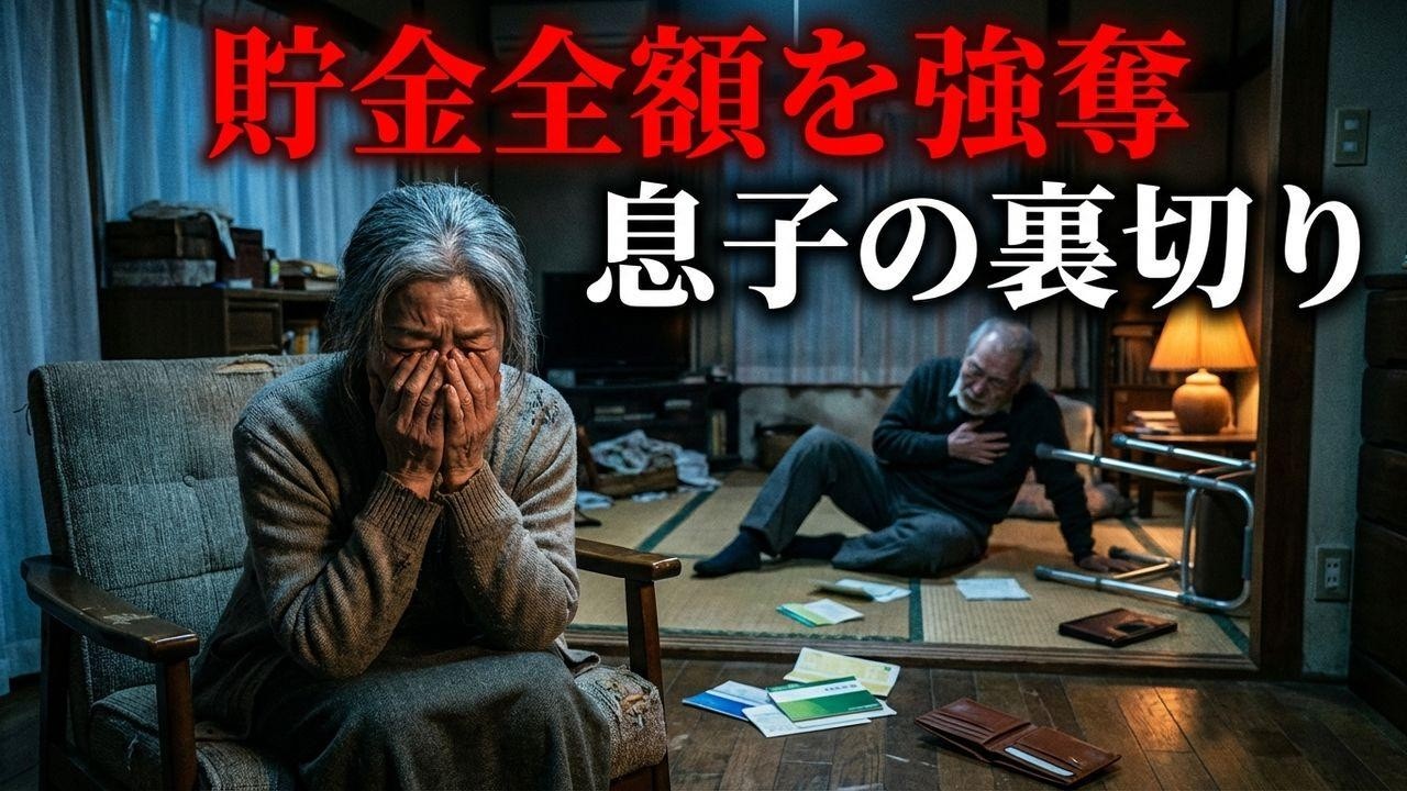 「年金20万で余裕」のはずが2025年地獄へ。貯金全額を奪った息子の正体