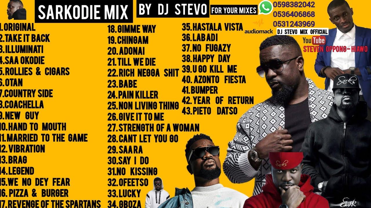 SARKODIE 1  MIX BY DJ STEVO