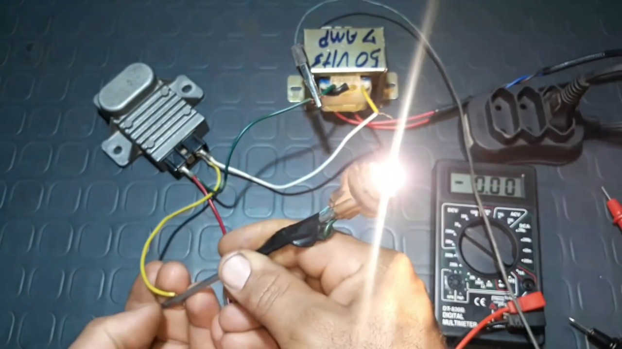 Como Testar Retificador da CG Com Injeção Eletrônica. (Regulador de Voltagem) da CG 150.