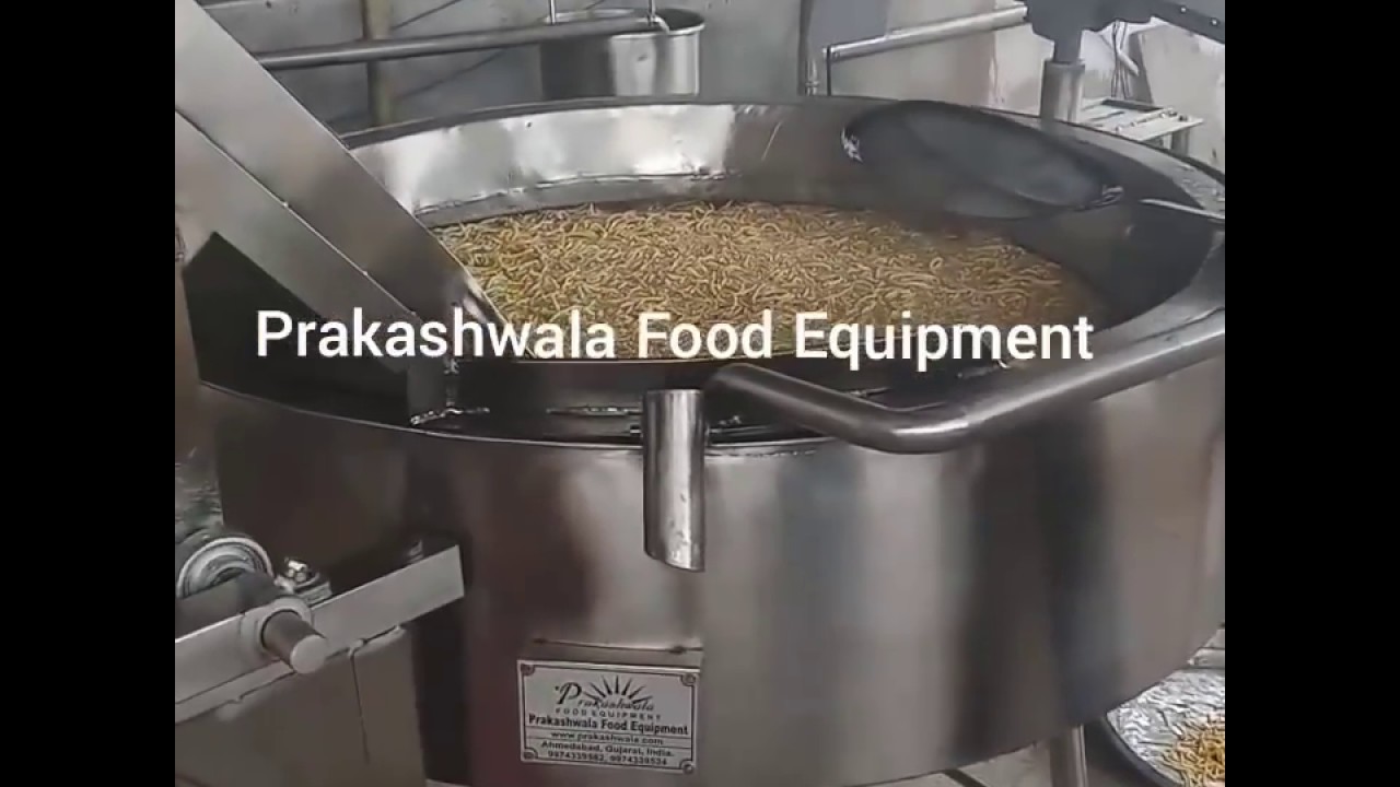 Namkeen Fryer with Wooden Heat Exchanger By Prakashwala Food Equipment Ahmedabad(Guj) 9974339582