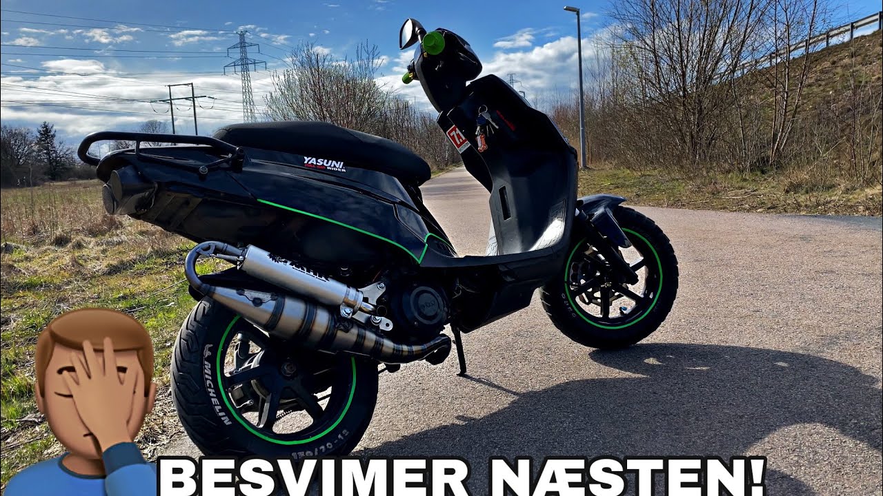 SCOOTERVLOG GÅR MEGET GALT MED TUNED PGO - TÆT PÅ AT BESVIME 3 GANGE!