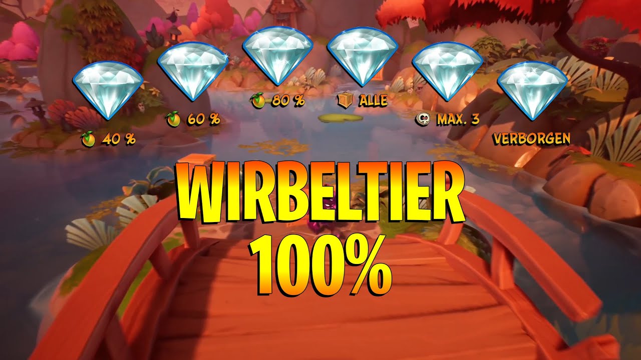 Crash Bandicoot 4 - Wirbeltier 100% - Alle Kisten und Edelsteine